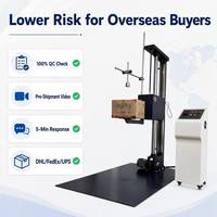 Machine d'essai de chute à bras unique avec élévateur électrique pour cartons, simulateur de chute libre pour laboratoire de simulation de transport