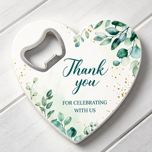 Abridor de Botellas y Sacacorchos Magnético Personalizado en Forma de Corazón, 2 en 1, Multifuncional, de Plástico, para Publicidad Empresarial, para Bodas - Product Image 4