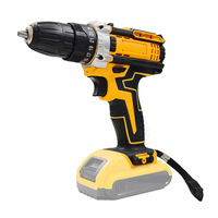 Ensemble complet de kit d'outils de tournevis électrique avec batterie au lithium 21V appareil de forage sans fil rechargeable et accessoires complets