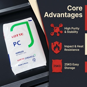 เม็ดพลาสติก LOTTE PC-1070U, เรซินโพลีคาร์บอเนตเกรดอัดรีด ทนทานต่อรังสียูวี, วัตถุดิบพลาสติกวิศวกรรม - Product Image 1