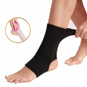 Soporte de tobillo transpirable, manga de compresión, calcetín para pies, Material de algodón de nailon para protección profesional, alivio de la hinchazón - Product Image 1