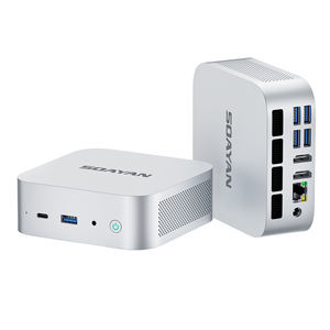 SOAYAN MQi12 Intel I3-1215U LPDDR5 Wifi6 BT5.<span class=keywords><strong>2</strong></span> Type-C Drie-scherm 4K USB3.<span class=keywords><strong>2</strong></span> Smart Draagbare Mini PC Windows 11 Pro & Linux - Product Image 1