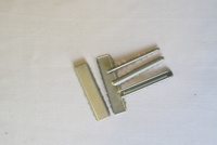 Connecteur droit en acier 13.5A, insert d'angle, barre d'espacement en aluminium, fixation par vis pour joint de porte et fenêtre à double vitrage Hebei Hanju
