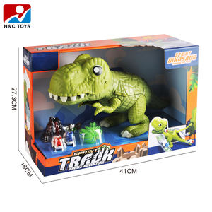 كرتون ديناصور موقف للسيارات ألعاب المنجنيق مصغرة سيارة سباق المسارات الغابة مغامرة سيارة لعبة المسار - Product Image 6