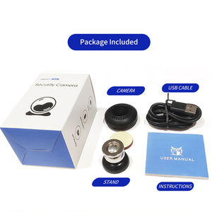 Caméra de sécurité WiFi miniature OiKay <span class=keywords><strong>2K</strong></span> 1080P, montage magnétique à 360 degrés, vision nocturne IR, détection de mouvement, pour utilisation avec l'application <span class=keywords><strong>Xiaomi</strong></span> Android - Product Image 2