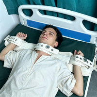 Ceinture de contention médicale pour lit d'hôpital, sangle de fixation des bras, sangles de contrainte pour poignets et cou des patients, pour soins psychiatriques anti-auto-agression