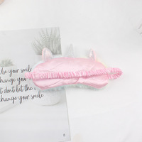 Masque de sommeil coloré pour enfants, masque pour les yeux pour filles, garçons, femmes, masque de sommeil mignon en peluche d'animal, masque pour les yeux en peluche amusant pour dormir