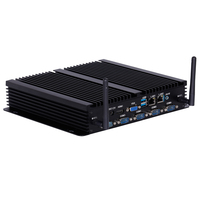 Mini PC de fabrication chinoise avec port série, sans ventilateur, avec processeur Intel J1800 J1900, DDR3 8G, WIFI/4G/BT, HDMI, VGA pour kiosque industriel, point de vente
