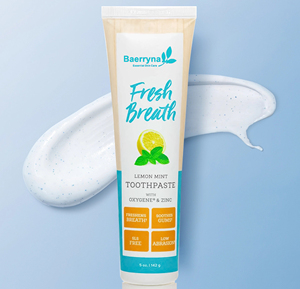 Trắng hơn và sáng hơn thảo dược chanh bạc hà kem đánh răng với Oxy kẽm <span class=keywords><strong>SLS</strong></span> Miễn phí làm mới làm trắng sinh thái thân thiện sử dụng nhà - Product Image 2