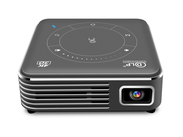 CAAVITS YHP11 DLP LED Android 9.0 3D Smart Projector 55 ANSI Lumens 854*480 Built-in Battery Home Theater Portable Proyector