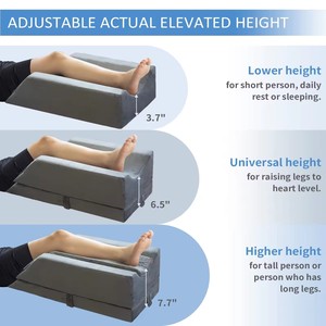 Vente en gros de mousse à mémoire de forme, oreiller d'élévation de la <span class=keywords><strong>jambe</strong></span>, du genou et de la cheville, soutien multi-positions, récupération, repose-pieds, <span class=keywords><strong>coussin</strong></span> médical - Product Image 4