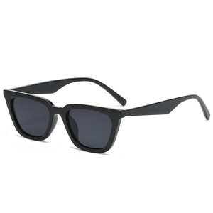 Nouvelles lunettes de soleil unisexes œil-de-chat E3-6127, monture PC, protection UV400, type 3, design irrégulier, couleur blanche - Product Image 3