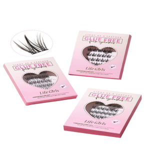 Faux cils de vison à grappe unique de style européen américain, cils de volume faits à la main, option naturelle sans colle - Product Image 4