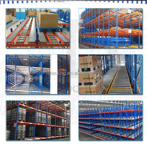DJ Factory Steel Warehouse Gravity <span class=keywords><strong>Carton</strong></span> Pallet <span class=keywords><strong>Flow</strong></span> Roller Sliding <span class=keywords><strong>Rack</strong></span> - Product Image 4