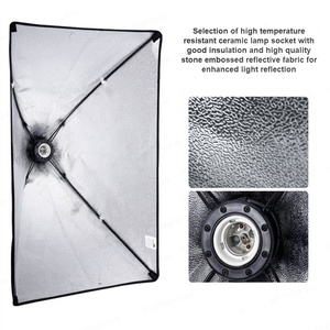 Takenoken 50x70cm pour Softbox Photographie Kit D'éclairage Caméra Lumière Soft Box pour Réflexion Accessoire De Tournage pour Studio <span class=keywords><strong>Photogr</strong></span> - Product Image 3
