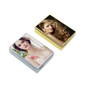 Venta al por mayor de encendedores personalizados en blanco sublimación lateral doble cara impresión USB carga a prueba de viento encendedor - Product Image 6