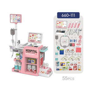 Nouveauté : Kit de jeu de rôle Docteur en plastique, <span class=keywords><strong>mini</strong></span>-médical stimulé, avec lumière et son interactifs, jouets éducatifs 3+ - Product Image 3