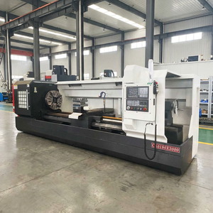 Tour CNC horizontal à banc plat robuste ShanDong HR 2000 mm avec commande GSK pour le tournage de métaux - Product Image 1
