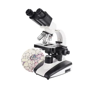 実験室研究のための最も安い古典的な双眼生物顕微鏡XSZ-107BN