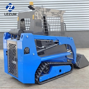 Gratis Verzending Mini <span class=keywords><strong>Skid</strong></span> Stuur Lader Chinese Lezum La670 Compact Spoor Diesel Kubota Motor Mini <span class=keywords><strong>Skid</strong></span> Stuurlader Te Koop - Product Image 2