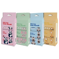 Lingettes humides OEM Mini 99,9 % eau pure, lavables, sans alcool, pour peaux sensibles de bébé, 64 lingettes par paquet