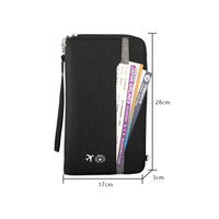 Dompet Paspor Anti RFID Grosir, Organizer Dokumen Perjalanan Multifungsi, Dompet Kartu Tiket Tahan Air Portabel