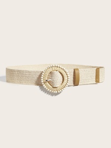 Nuova <span class=keywords><strong>Cintura</strong></span> Decorativa da Donna in Stile Coreano con Fibbia a Perno in Plastica per Abiti <span class=keywords><strong>e</strong></span> Camicie Lunghe - Product Image 5