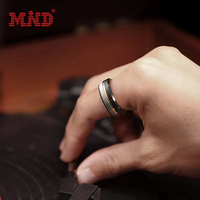 Bague de paiement à puce NFC, bague d'affaires de médias sociaux NFC pour tungstène