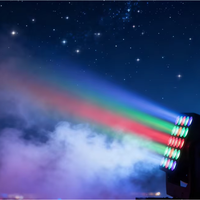 UNOXINE Event 25pcs X 15W RGBW 4-en-1 LED Matrix Professional Moving Head Pixel Beam Stage Light DMX512 Aluminium High CRI 95