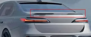 Aileron de coffre arrière noir brillant pour BMW Série 7 G70 2023 2024 - Accessoire extérieur pour voiture - Product Image 3