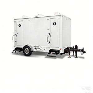 Convenient Portable Toilet Trailer Eco-Friendly Durable Galvanized Steel Frame for Apartment & Office Building Use - Product Image 2