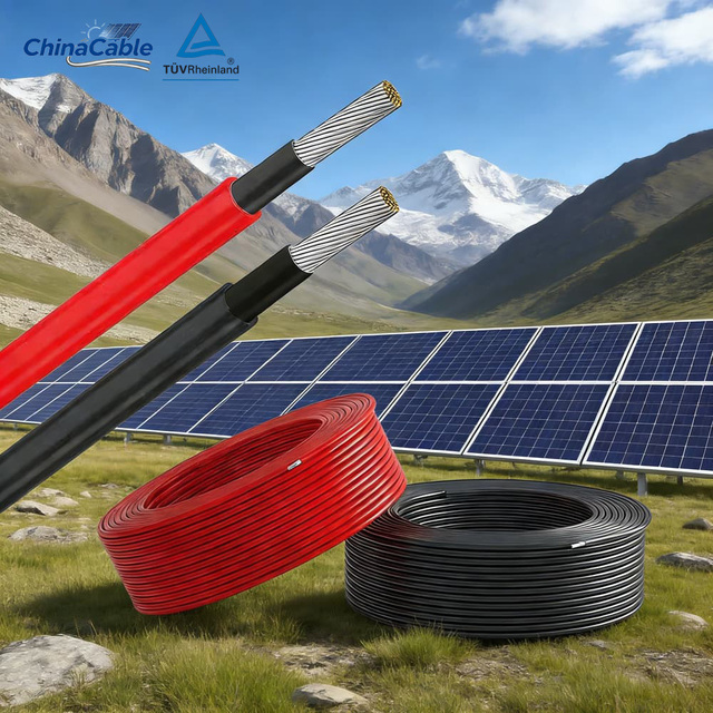 DC Solar Cable 6mm 4mm DC Cable PV Solar 10GA Wire 600V Tinned Cable EU IEC62930 Solar PV Cable 1.5mm for Solar Panels