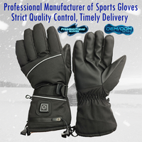 Gants de ski chauffants d'usine OEM coupe-vent, résistants à l'eau, à poignée thermique, alimentés par batterie et rechargeables pour les sports d'intérieur
