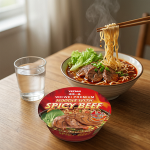 เวดัน เว่ย เว่ย บะหมี่เนื้อพรีเมี่ยมรสเผ็ด ตราเว่ยเว่ย ได้รับการรับรองจาก อย. |   ผลิตในไต้หวัน |   กำลังมองหาผู้นำเข้าอาหารเอเชียระดับโลก - Product Image 1
