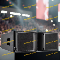 Système audio professionnel de haut-parleurs en ligne à deux voies passifs à double 10 pouces, enceinte de haut-parleurs en ligne T210