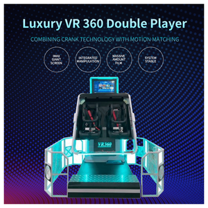 La chaise 2 de cinéma de réalité virtuelle de simulateur de machine de jeu de montagnes russes du double 9D de Waimar 360 9D Vr - Product Image 3