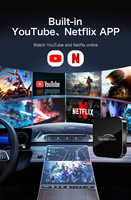 Boîte AI portable, Android Auto, multimédia, USB, boîte Android, Tbox, adaptateur sans fil CarPlay pour YouTube et Netflix, dongle CarPlay 2+16