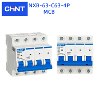 Interruptor Automático Miniatura Chint NXB-63 AC230V 6kA para Sistemas de Distribución de Energía Industrial
