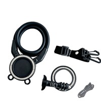 Aksesori Kamera Olahraga Braket Leher Magnetik Tak Terlihat Cocok untuk Insta360/DJI/GoPro