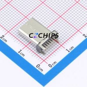 HX-TYPE-C 16P 180 LC-B H13.0 USB Connector Through hole Component (THT) Connector Type-C Female Through Hole 16P - Product Image 2