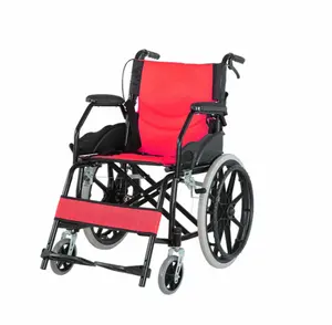 Дешевое колесное кресло для людей с ограниченными возможностями, легкие инвалидные кресла с ручным управлением
