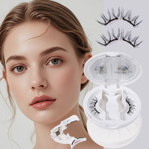 Cils magnétiques doux et naturels personnalisés avec applicateur, marque privée, fournisseur de cils magnétiques réutilisables, cils magnétiques - Product Image 1