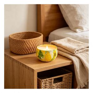 Vela aromática de soja en tarro de lujo para recuerdo de fiesta, presentación de boutique para invitados, recuerdo de lujo - Product Image 2