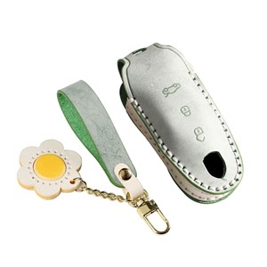 Porte-clés de voiture en cuir véritable pour femmes <span class=keywords><strong>Porsche</strong></span> 2022 New Paramera Cayenne 718 <span class=keywords><strong>Macan</strong></span> Key Accessories - Product Image 6