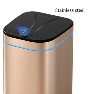 <b>Automatic</b> 12L Rectangle Indoor/Bedroom Sanitary Sensor Trash Can Lid Stainless Steel Smart Waste <b>Bin</b> Kitchen Street Sorting - Product Image 2