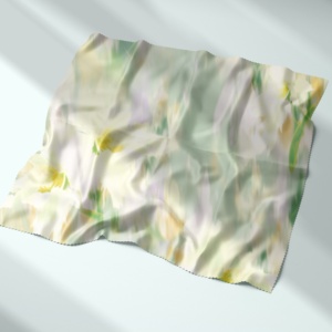 Wf Tùy Chỉnh Hoa In Đa-Màu Sắc Lụa Satin Vải Thoải Mái Polyester Spandex Mặc Cho Cô Gái Khăn Ăn Mặc Đồ Ngủ - Product Image 4