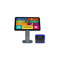 ZHONGJI A18 Sistema POS para Supermercados con Soporte Multi-OS, Bluetooth, Impresora Térmica, Escaneo de Códigos QR, Wi-Fi 6, NFC