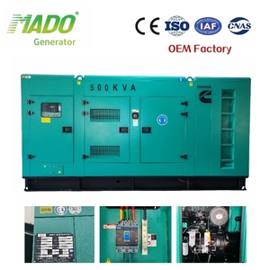 מחולל דיזל שקט 500 kva 400 kw 600 kva 700 kva 1000 kva 50hz ats 3 פאזה 4 חוטים לכרייה & שימוש במלון - Product Image 1