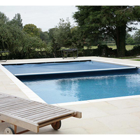 Couverture de Piscine Automatique Électrique en PVC Anti-UV Résistante à l'Usure avec Enrouleur