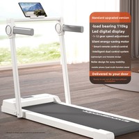 Cinta de correr silenciosa multifuncional plegable pequeña modelo 2025 para uso familiar en el hogar, máquina para correr, peso máximo 120KGS